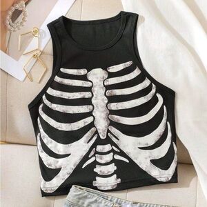 Black Skeleton Tank NEW 🏷️